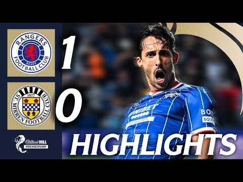Rangers 1-0 St. Mirren | HIGHLIGHTS | William Hill Premiership