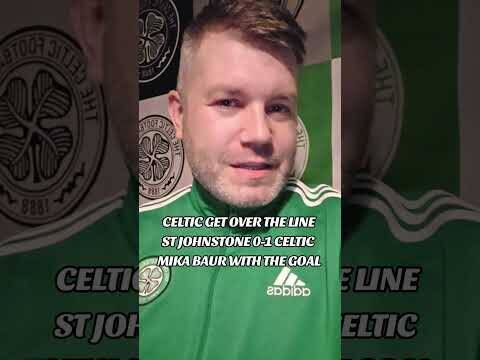 CELTIC GET OVER THE LINE IN PERTH! BAUR WITH THE GOAL! #CELTIC #mikabaur