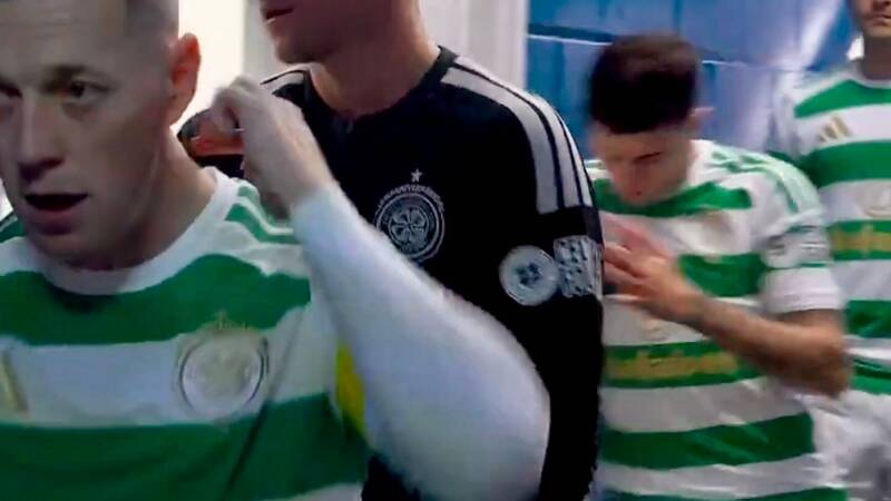 Bizarre Colby Donovan moment spotted in the tunnel before Celtic’s win vs St Johnstone