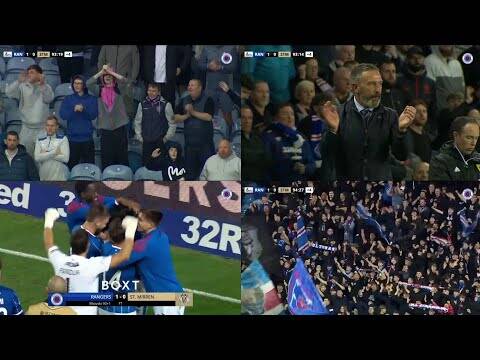 Wild Rangers Celebrations After St Mirren Win 😂 No European Football & Sit 5 Points Behind Celtic 🤭