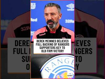 Derek Mcinnes believesbacking of Rangerssupporters key to Victory