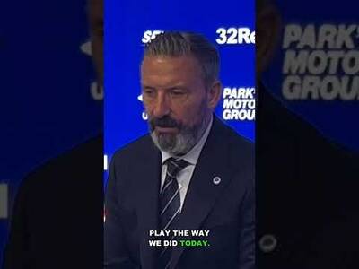 ‘We had to play with risk’ to test Celtic in front of 50,000 at Ibrox &ndash; Derek McInnes #rangers