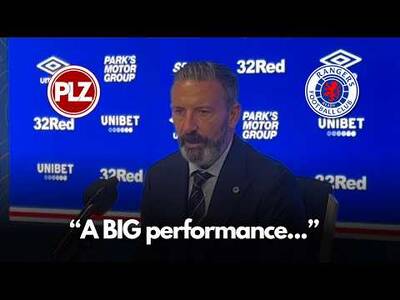 “What this result means...” Derek McInnes | Rangers 3-0 Celtic