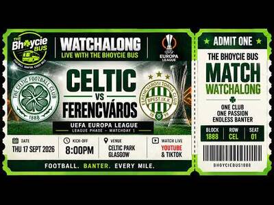 All Aboard! | Celtic Vs Ferencvaros | Europa League | Live Watchalong All Aboard! | Celtic Vs Ferencvaros | Europa League | Live Watchalong