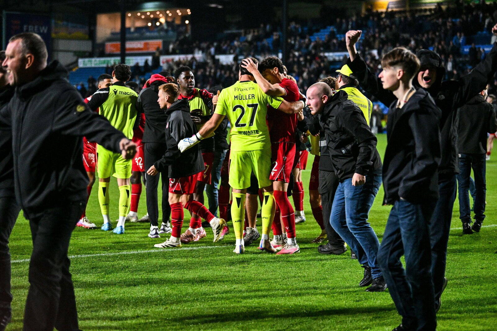 “It’s Party Time among the Aberdeen fans,” – BBC’s pitch invasion hypocrisy