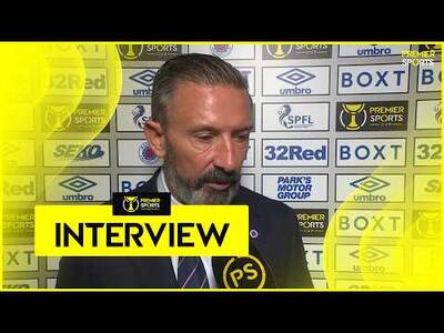 Derek McInnes speaks after managing Rangers to a 3-0 win against Celtic