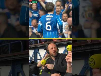 Alan Hutton’s live reactions to Rangers’ three goals against Celtic 🎙️