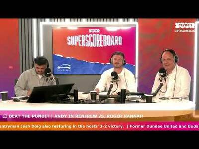 Beat the Pundit | Roger Hannah Vs. Andy in Renfrew Beat the Pundit | Roger Hannah Vs. Andy in Renfrew
