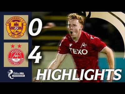 Motherwell 0-4 Aberdeen | HIGHLIGHTS | William Hill Premiership