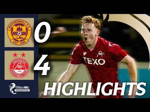 Motherwell 0-4 Aberdeen | HIGHLIGHTS | William Hill Premiership