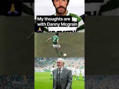 Danny McGrain, has been diagnosed with Alzheimer’s disease. 🙏🙏🍀🍀💚