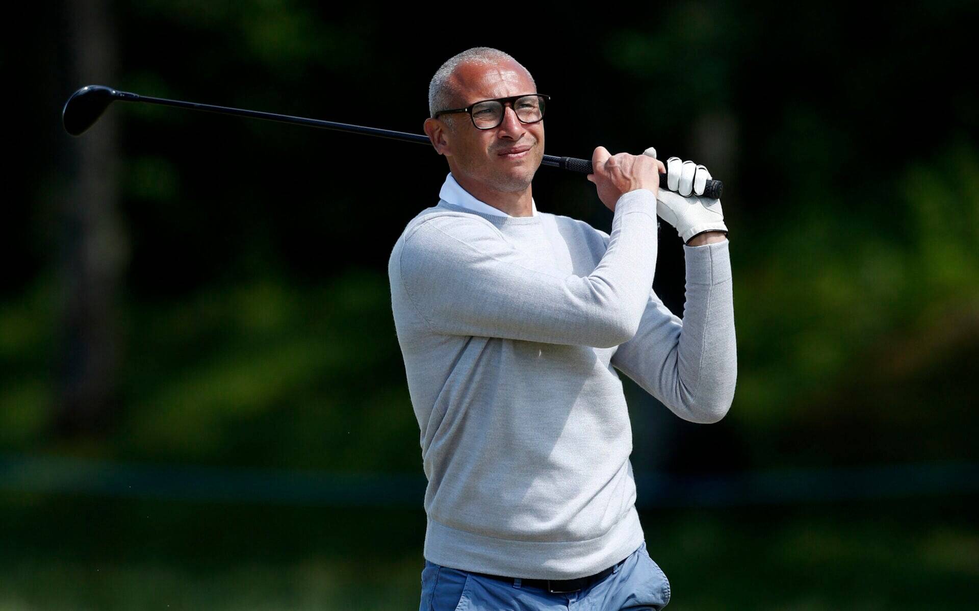Henrik Larsson and Scott Brown link up in surprise appearance for Celtic legend