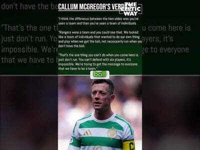 🫣 What actually is Celtic’s style of play now? Captain says we look like a team of individuals!
