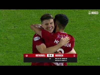 Motherwell 0-4 Aberdeen | Highlights Goals & Full Time Scenes