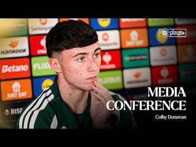 Full Media Conference | Colby Donovan looks ahead to #CelticFerencváros (16/09/26)