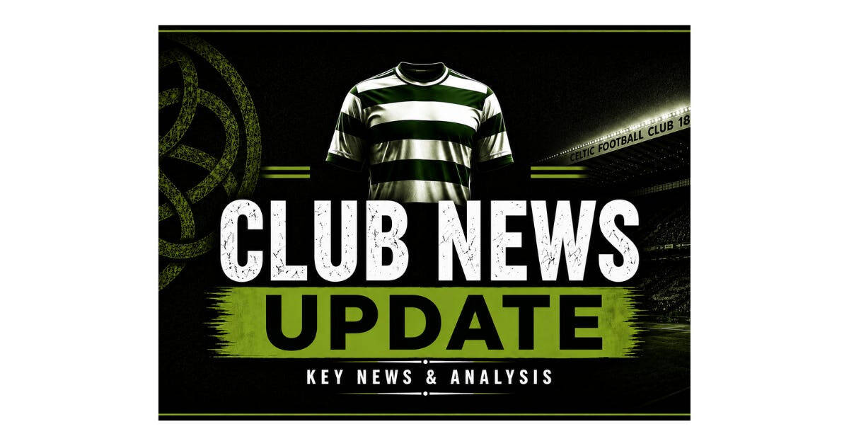 Key player misses training ahead of huge Ferencvaros and Rangers games.