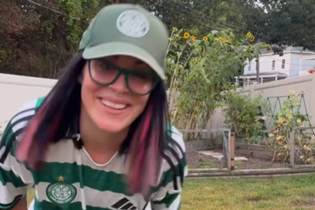 Boston Jill hails Celtic Park after dumping Tartan Army Tommy as big-hearted Hoops fans gift her free ticket