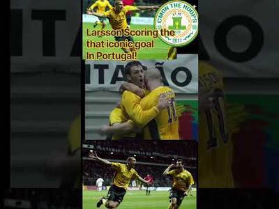 LARSSON SCORING ONE OF HIS FINEST CELTIC GOALS! #uefacup #celticfc