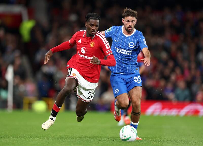 Celtic hero Matt O’Riley returns to Brighton action and helps break 50-year Manchester United record