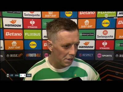“IT WAS TOUGH” Callum Mcgregor Post Match Reaction | Celtic 1-3 Ferencvaros