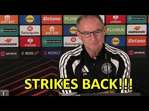 FIRED UP Martin O’Neill BITES BACK At Reporters’ Celtic PILE ON