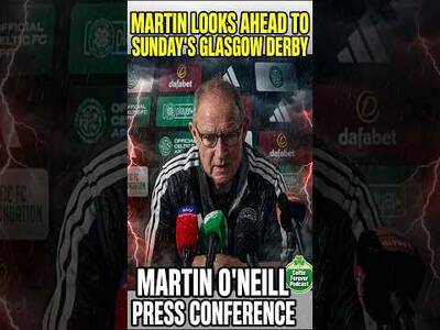 Martin talks Sundays Glasgow Derby