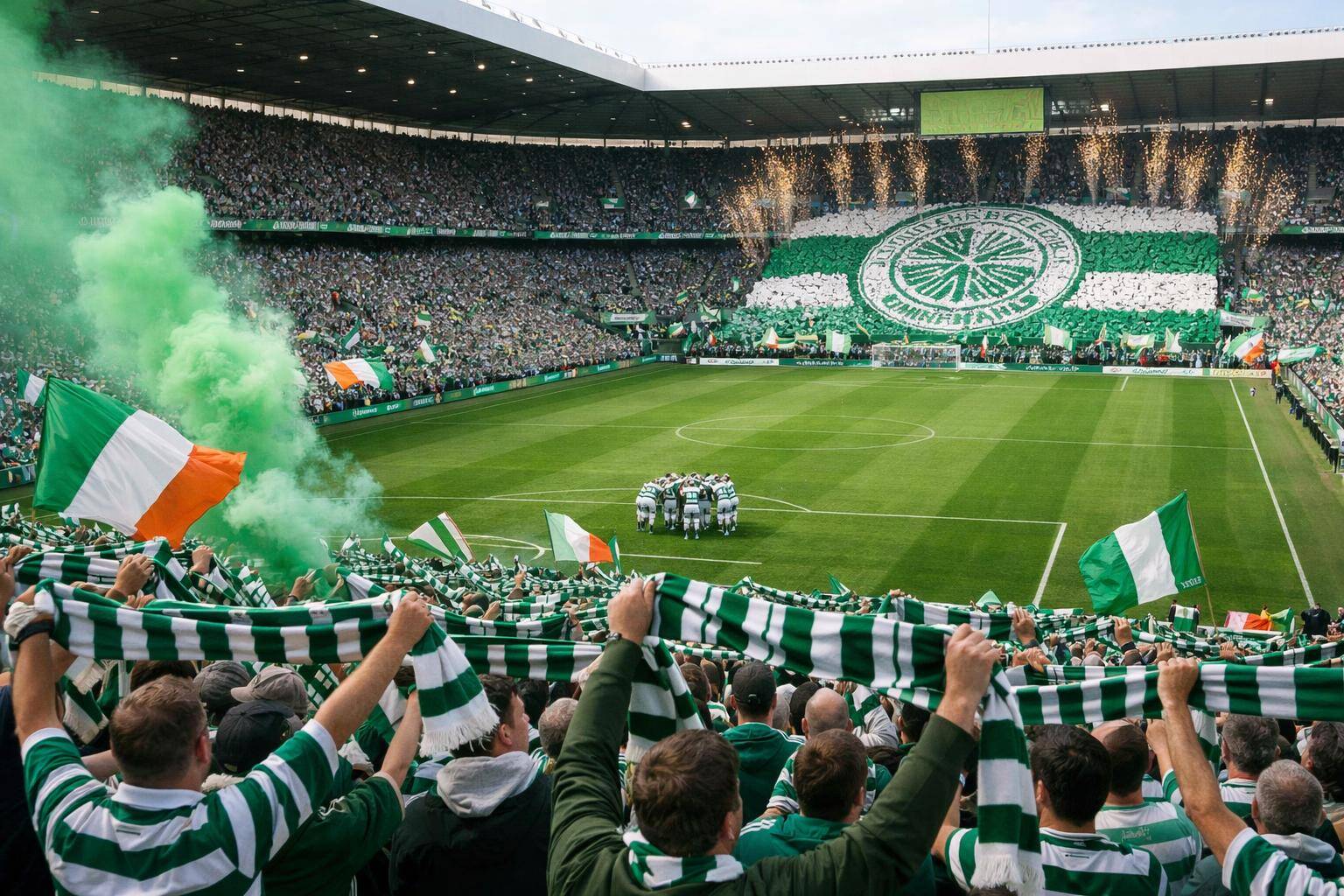 Tomorrow Celtic Park will host a very different atmosphere than Ibrox.