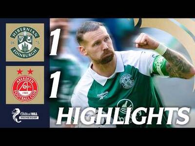 Hibernian 1-1 Aberdeen | HIGHLIGHTS | William Hill Premiership Hibernian 1-1 Aberdeen | HIGHLIGHTS | William Hill Premiership