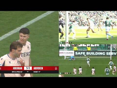 Hibs 1-1 Aberdeen | Goals, Highlights & Last 10 Minutes