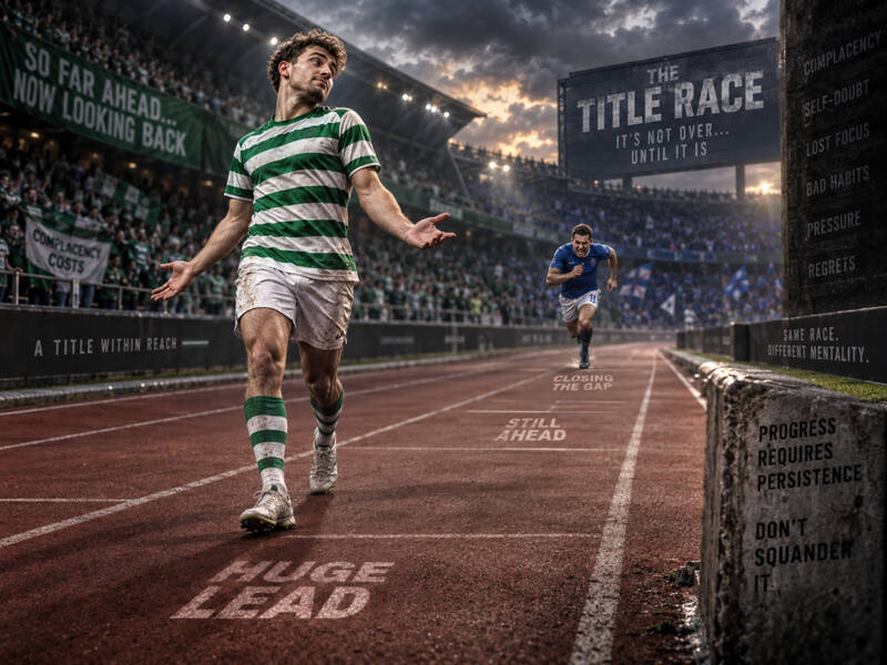 The gap with Ibrox has closed. Celtic are the ones who closed it.