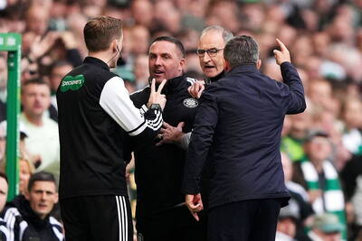 Derek McInnes Explains Fiery Celtic Touchline Spat With Mark Fotheringham