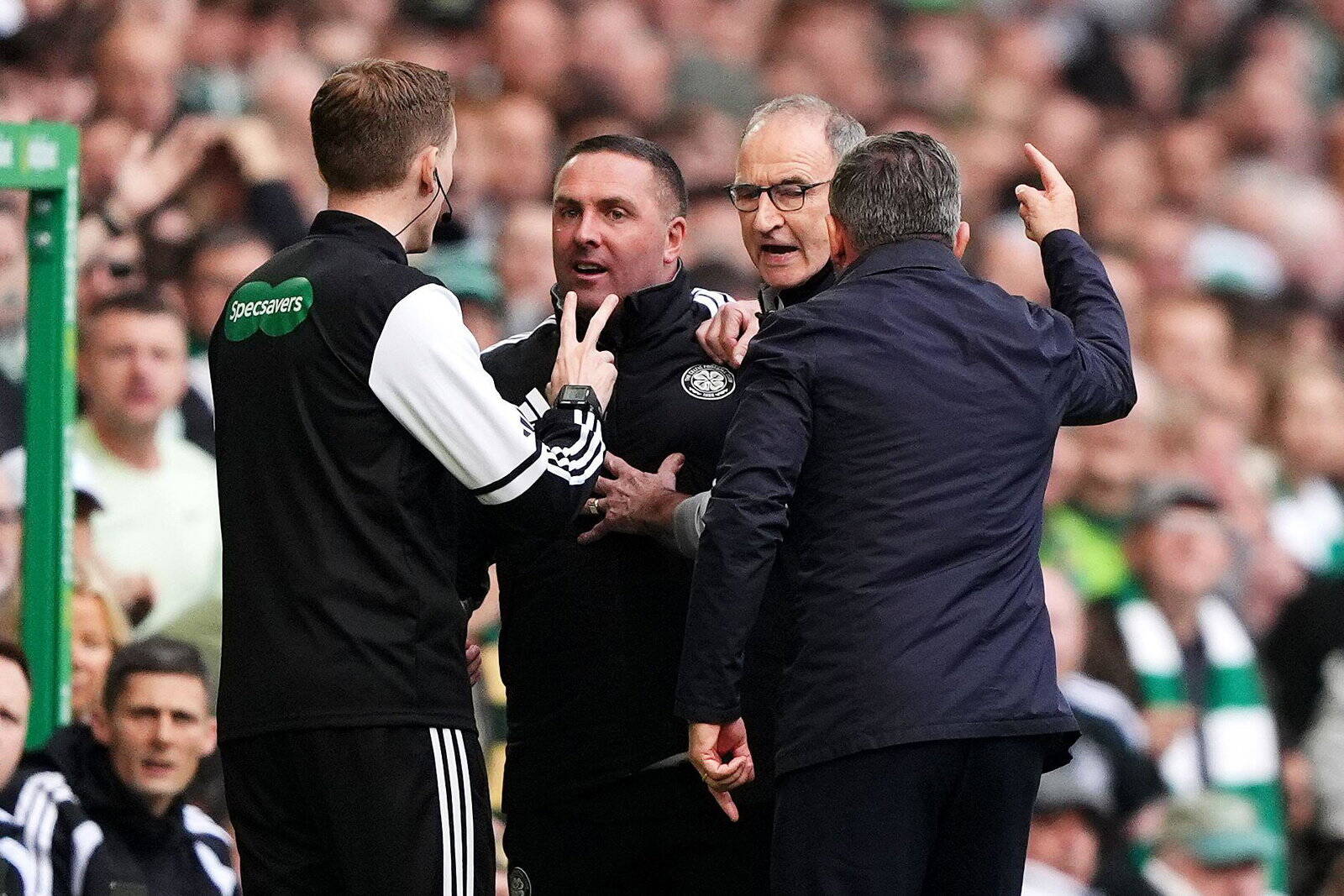 Derek McInnes Explains Fiery Celtic Touchline Spat With Mark Fotheringham