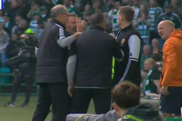 Martin O’Neill and Derek McInnes involved in heated touchline altercation