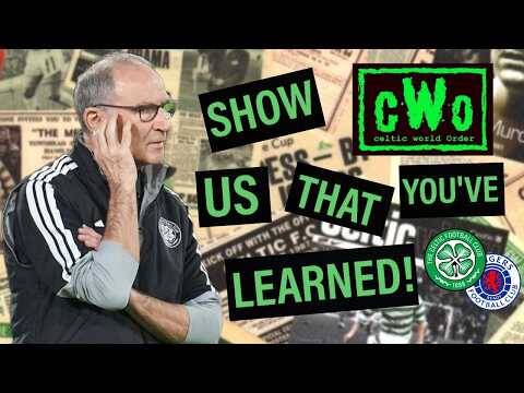CELTIC VS. RANGERS &ndash; PRE- MATCH LINEUPS REACTION LIVE!
