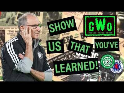 CELTIC VS. RANGERS &ndash; PRE- MATCH LINEUPS REACTION LIVE!