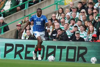 Olwethu Makhanya showing Rangers his Durban street style made necessary by boots too big for him