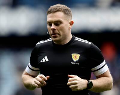 Bobby Madden questions John Beaton after major Celtic vs Rangers call