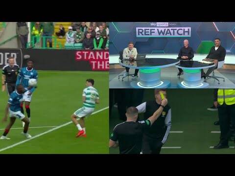 “Excellent Use Of VAR” REF WATCH Look At The BIG INCIDENTS In Rangers 1-0 Win At Celtic Park