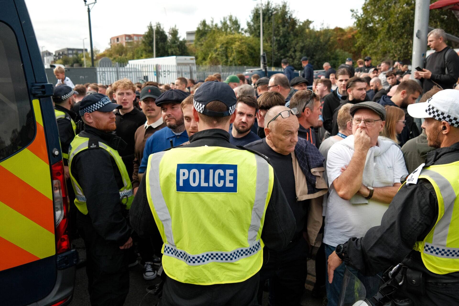 The incredible policing behind Millwall-West Ham shows up those in charge of Celtic and Rangers
