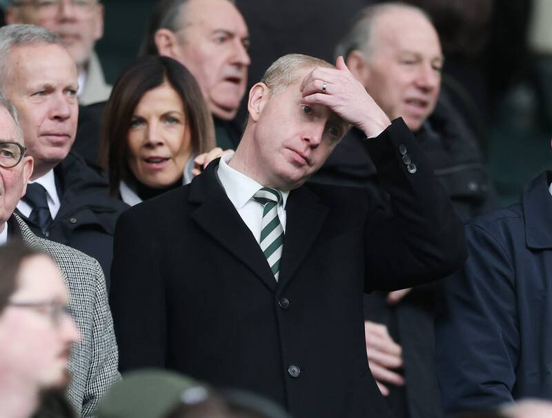 Celtic fans have made it clear that Michael Nicholson must go after latest accounts report