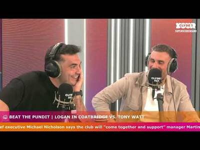 Beat the Pundit | Tony Watt Vs. Logan in Coatbridge