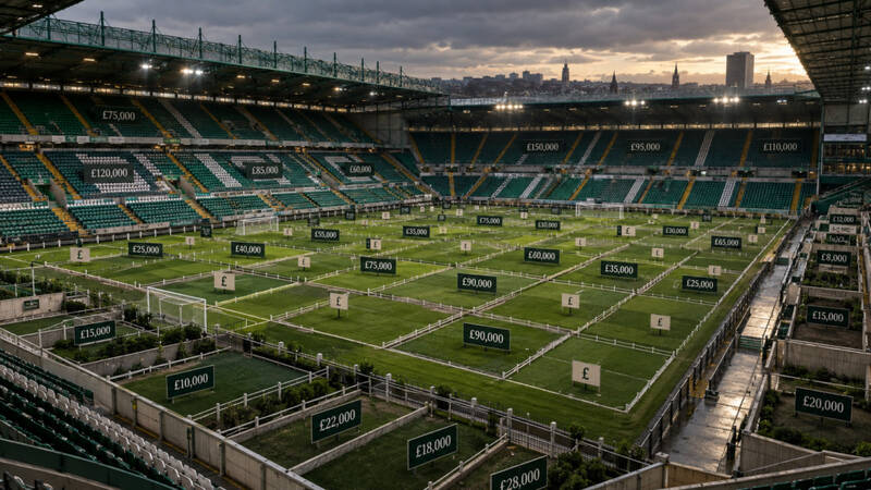 Man Utd’s turf selling scheme has its grim echoes at Celtic Park.