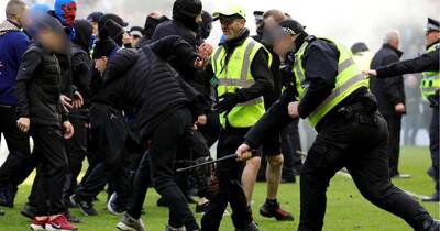 Rangers fan faces jail after urging mass pitch invasion during O** F*** chaos