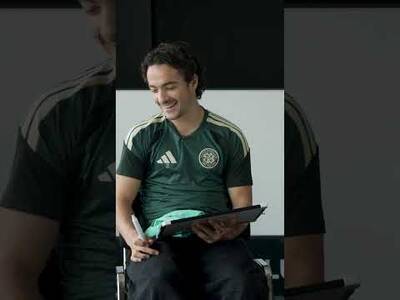 👥🆚 Mika Baur and Benjamin Nygren take on our Teammates challenge on the Official #CelticFC app 📲