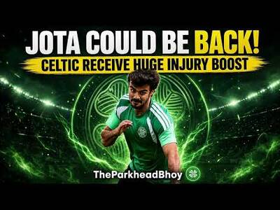JOTA COULD BE BACK SOON! 🍀 | Celtic Injury Update