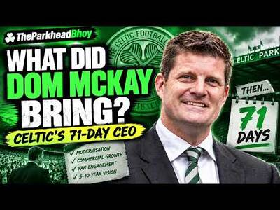 What Did Dominic McKay Actually Bring to Celtic? | The 71-Day Story