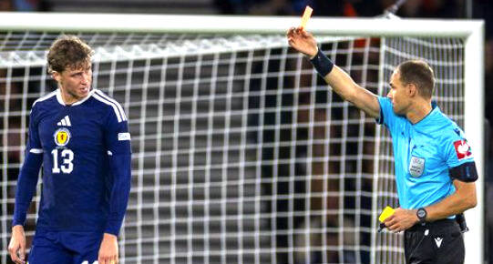 Ex-Celt’s Red Card Agony