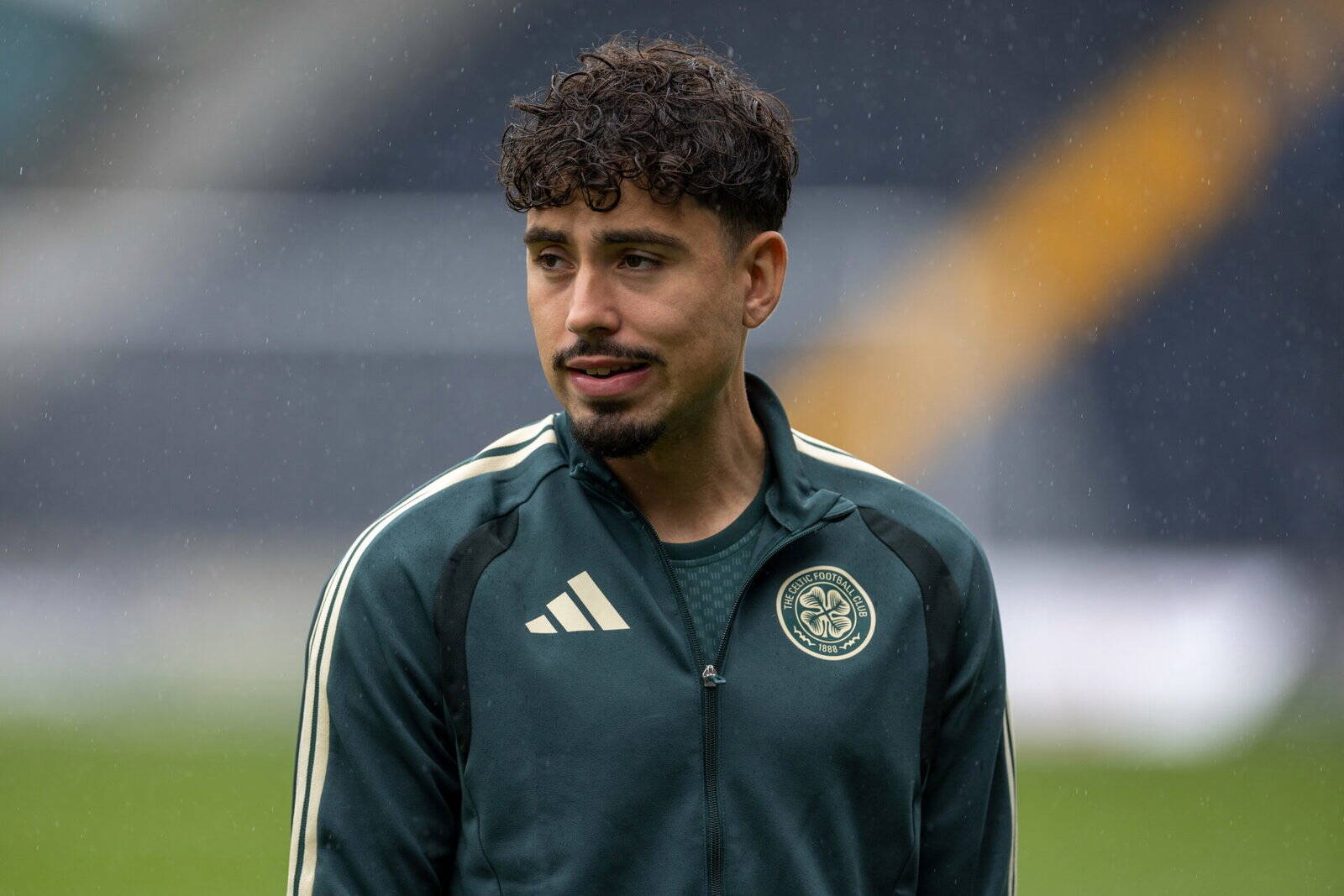 Moment Celtic Star Sparks International Touchline Chaos