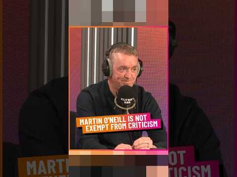Martin O’Neill is Not Exempt From Criticism