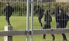 Celtic fans launch bizarre protest at golf event as tennis balls thrown onto course